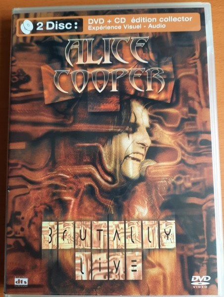 Alice Cooper – Brutally Live 2DVD+CD Nieuw Geseald, Alle leeftijden, Ophalen of Verzenden, Nieuw in verpakking, Muziek en Concerten