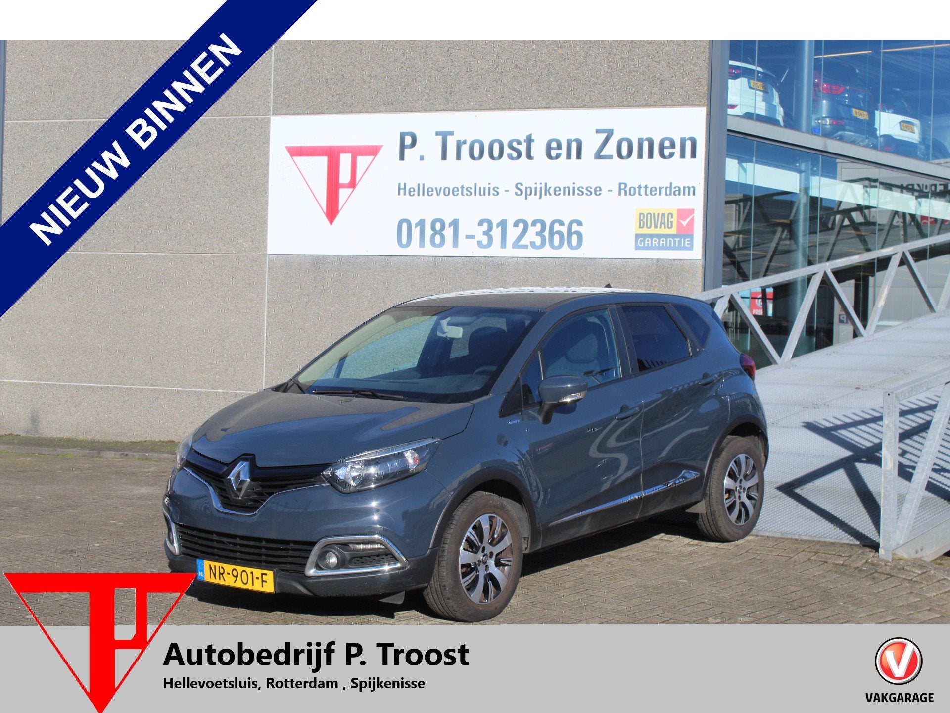 Renault Captur 1.2 TCe Limited AUTOMAAT MEENEEMPRIJS/HANDELS, Euro 6, 4 cilinders, Blauw, Origineel Nederlands