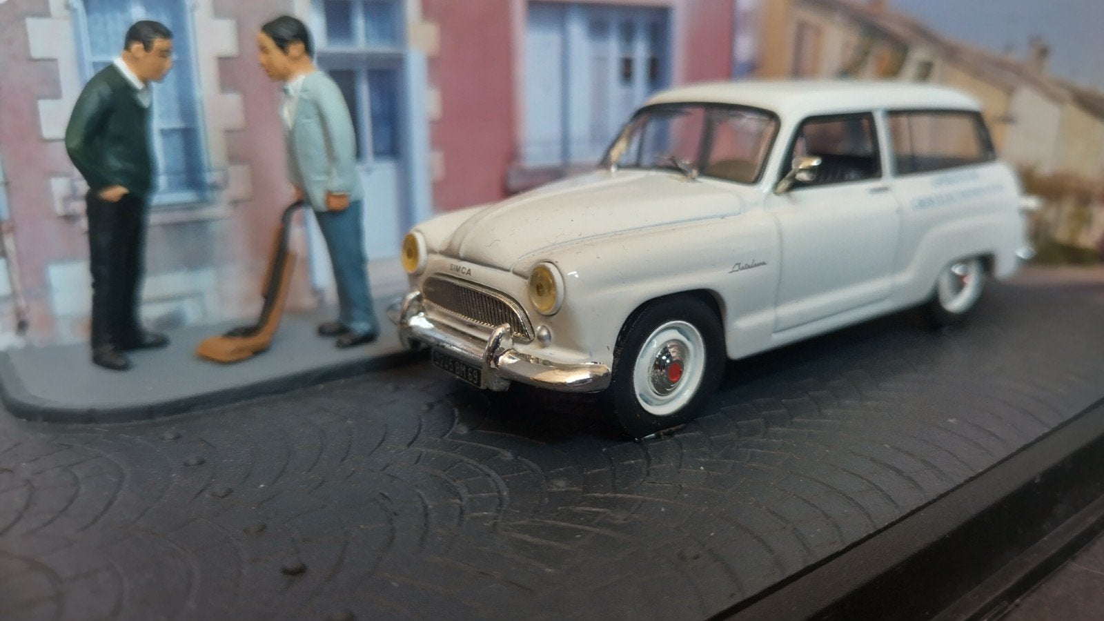 Simca Aronde Chatelaine 1:43 Altaya La Route Bleue RN7 Poll, Overige merken, Auto, Verzenden, .