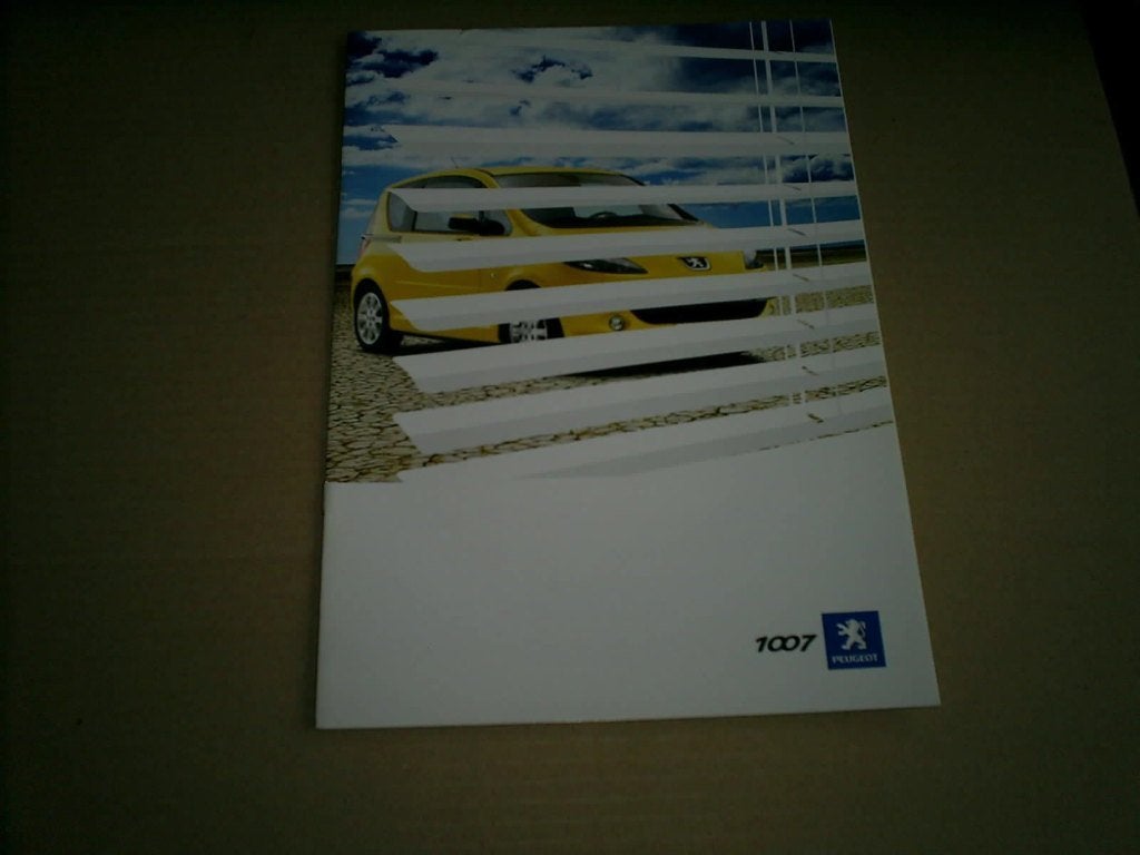 Peugeot 1007 o.a. Sporty / Cameleo [ 10 / 2004 ], Ophalen of Verzenden, Zo goed als nieuw, Peugeot