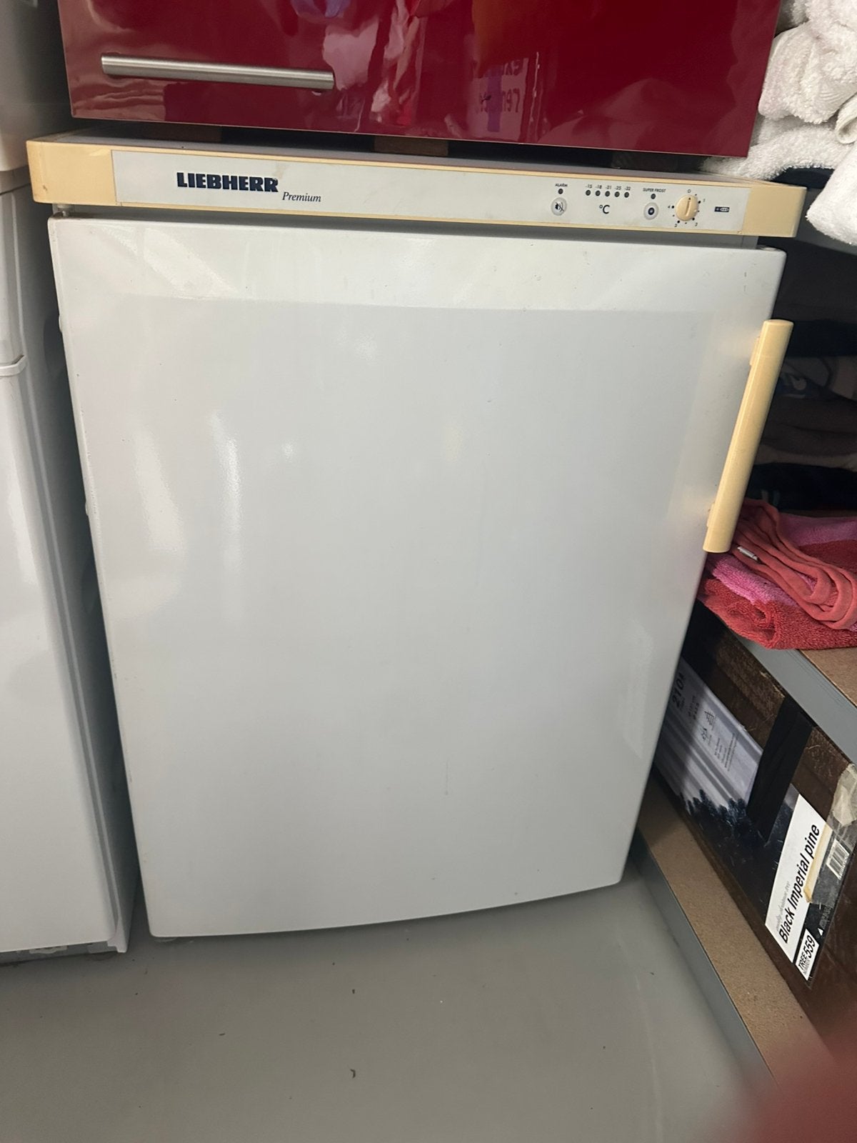 Liebherr tafelmodel diepvries wit, Gebruikt, Minder dan 60 cm, Vrijstaand, Ophalen