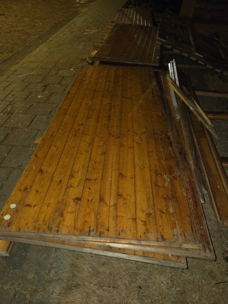 platen vloerdelen schotten, Ophalen, Gebruikt, Hout, 50 tot 100 mm