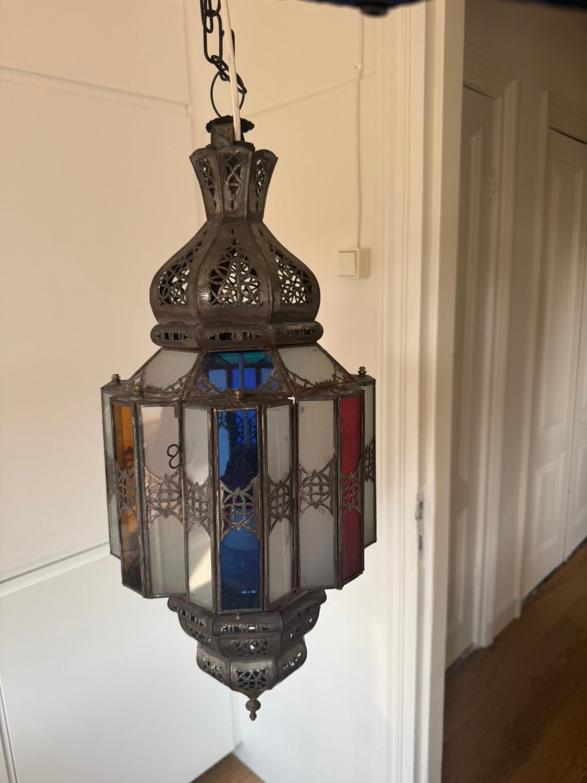 Marokkaanse lamp, Ophalen
