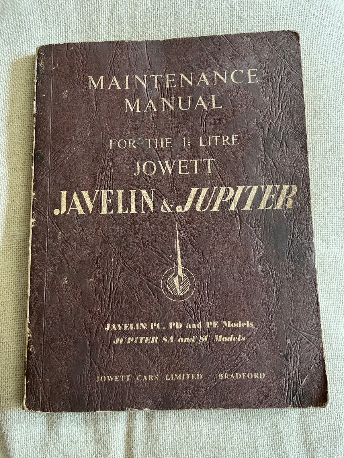 Jowett Javelin & Jupiter Fabriekshandboek (PC, PD, PE, SA, S, Ophalen of Verzenden, Gelezen, Overige merken