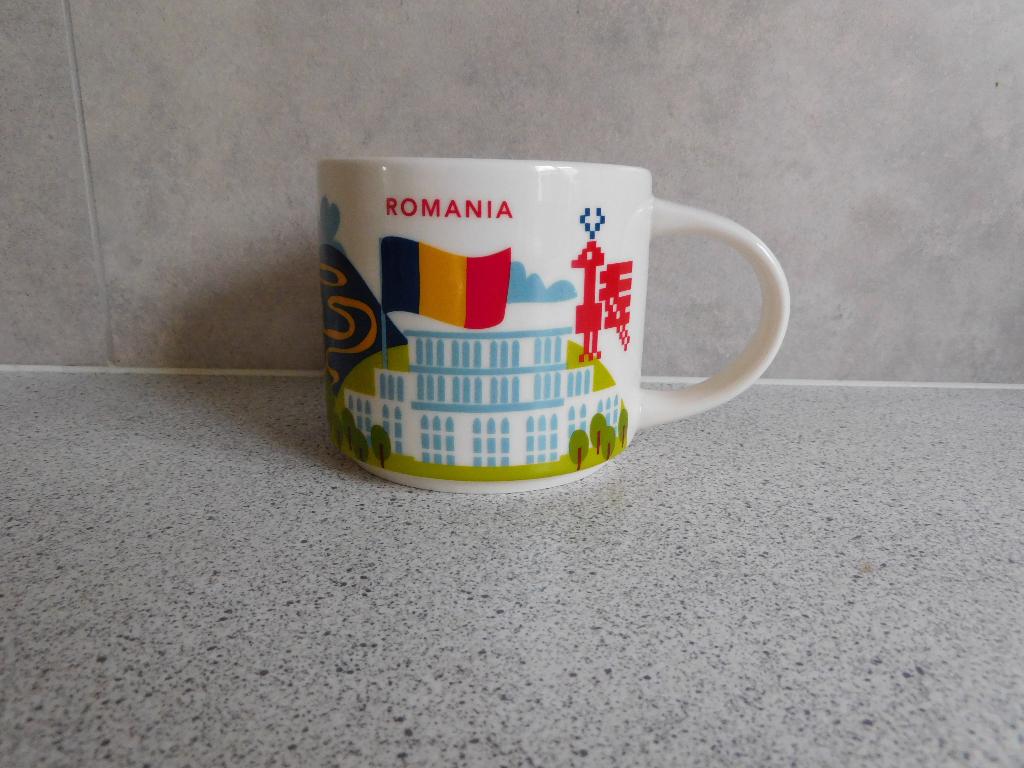 Mok 414 ml. 2019 Romania You are Here Starbucks, Huis en Inrichting, Keuken | Servies, Ophalen of Verzenden, Zo goed als nieuw