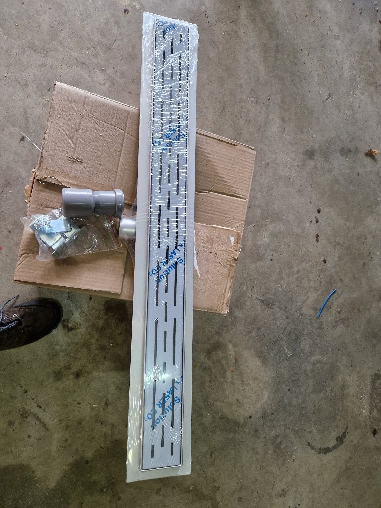 Douche goot 80cm, Ophalen of Verzenden, Nieuw, Rvs, Douche