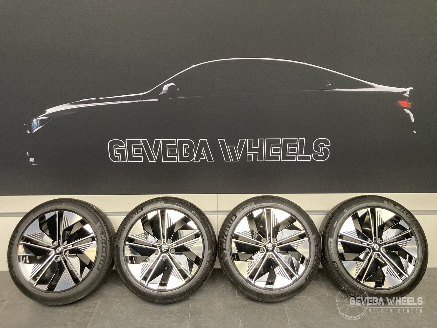 19” originele Renault Scenic E-tech velgen + banden 5x114.3, Auto-onderdelen, Banden en Velgen, 19 inch, Gebruikt, -, -