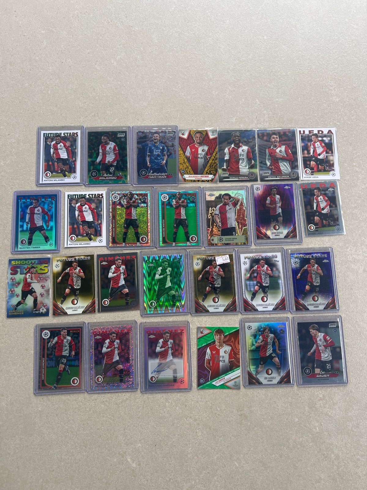 Topps Feyenoord Voetbal kaarten Collectie (27 stuks), Verzamelen, Ophalen of Verzenden, Zo goed als nieuw, Feyenoord, Spelerskaart
