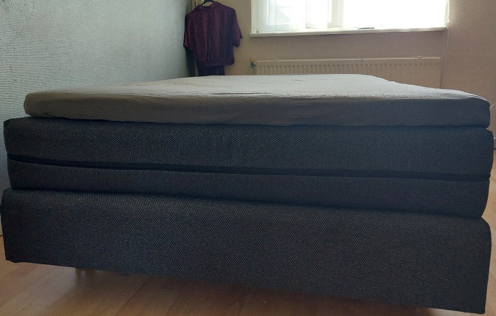 boxspring 120 x 200, Ophalen, Gebruikt, Twijfelaar, 120 cm