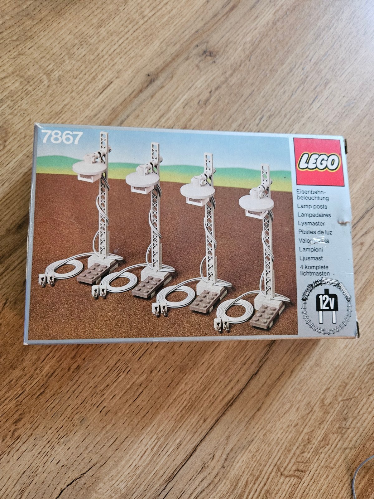 LEGO 7867 Spoorwegverlichting 12V - Nieuw in doos, Overige merken, Gelijkstroom, Overige typen, Nieuw