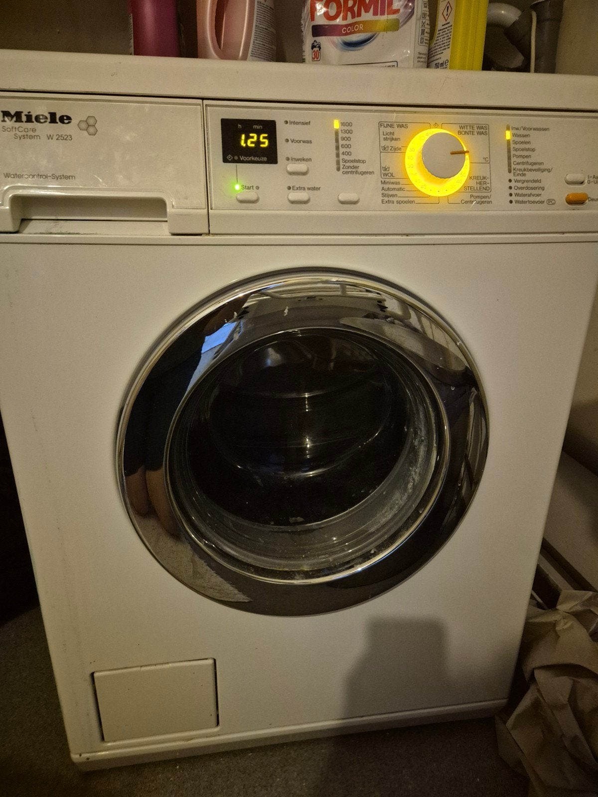 Miele SoftCare System W 2523 Wasmachine, Ophalen, Gebruikt, Voorlader, Wolwasprogramma