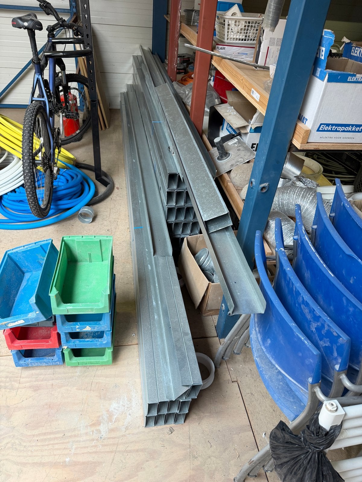 Metalstud C100 & U100 profielen voor wanden, Ophalen, Gebruikt, IJzer