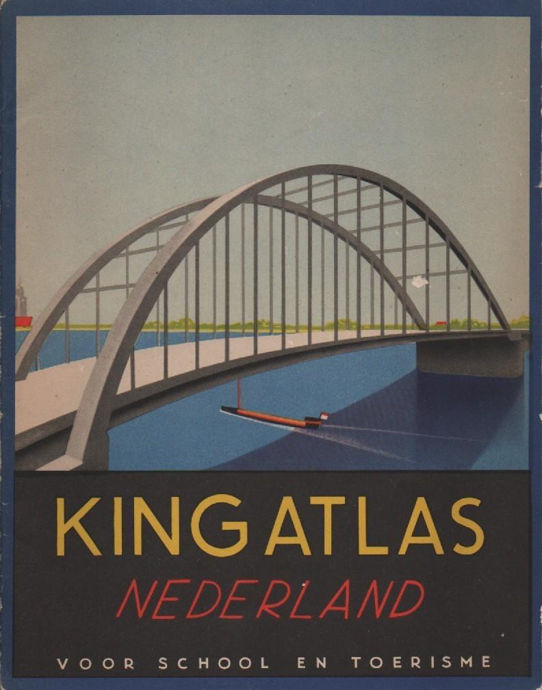 King Atlas Nederland 1952, Boeken, Atlassen en Landkaarten, Gelezen, Overige atlassen, Ophalen of Verzenden, 1800 tot 2000