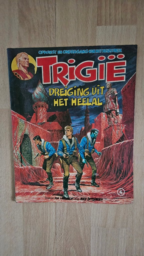 Trigie Dreiging uit het heelal, Eén stripboek, Ophalen of Verzenden, Gelezen