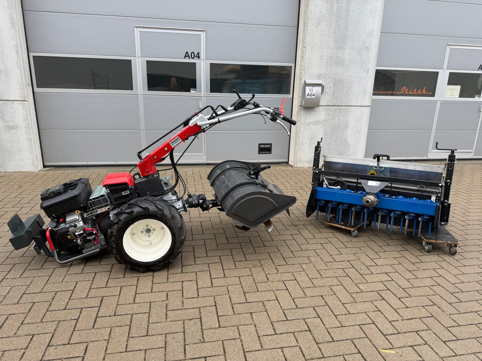 Nibbi MAK 18S – complete set met frees, rotorkopeg & zaaibak, Ophalen, Akkerbouw, Grondbewerking