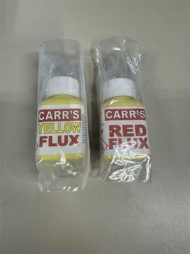 lakstiften - auto lak verf - Carr s - yellow - red flux 50 m, Ophalen of Verzenden, Zo goed als nieuw