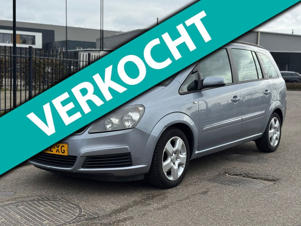 Opel Zafira 1.8 Executive Ecc/7pers, Auto's, Automatische klimaatregeling, Stof, Gebruikt, 4 cilinders