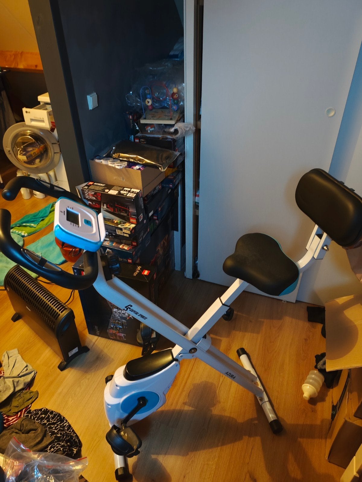 Capital Sports Azura Hometrainer met rugleuning, Sport en Fitness, Fitnessmaterialen, Ophalen, Zo goed als nieuw, Overige typen