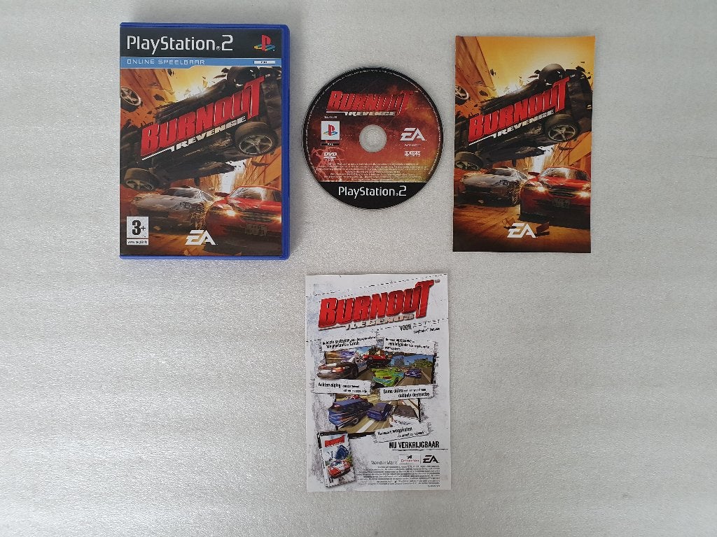 PS2: Burnout - Revenge, Gebruikt, Racen en Vliegen, Ophalen of Verzenden, 3 spelers of meer