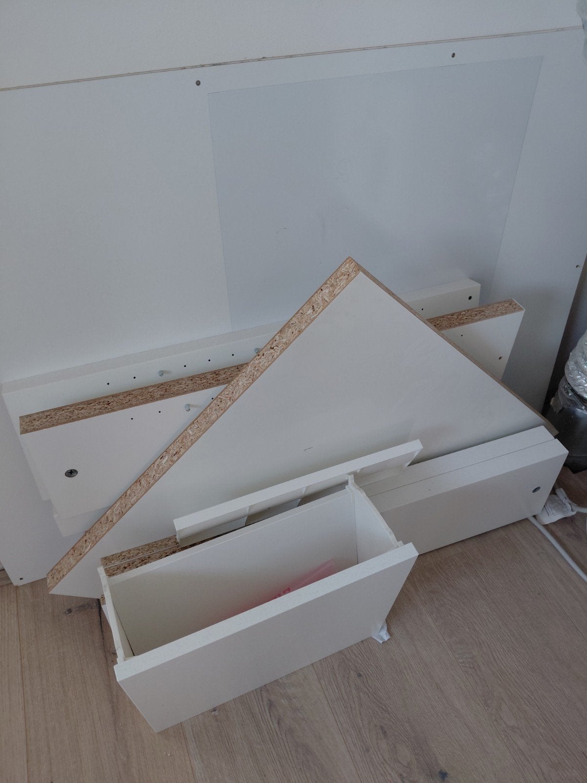 micke hoekbureau bovenkant, Ophalen, 60 cm of meer, Overige typen, 75 tot 100 cm