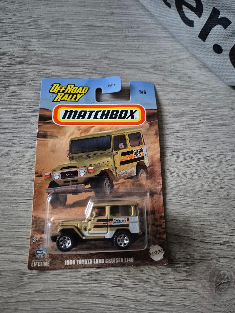 matchbox off the road rally 1968 toyota land cruiser fj40, Hobby en Vrije tijd, Ophalen of Verzenden, Nieuw, Auto