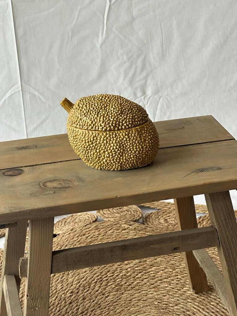 Decoratieve Jackfruit Pot - Oosters/Boho Stijl, Nieuw, Ophalen of Verzenden, Oosters, Steen/keramiek