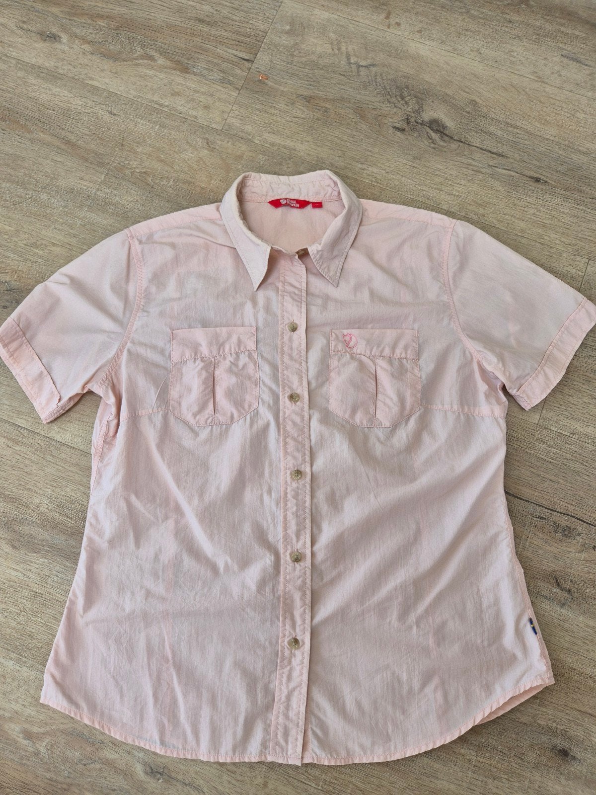 FjallRaven Zachtroze Blouse maat M, FjallRaven, Ophalen of Verzenden, Gedragen, Maat 38/40 (M)