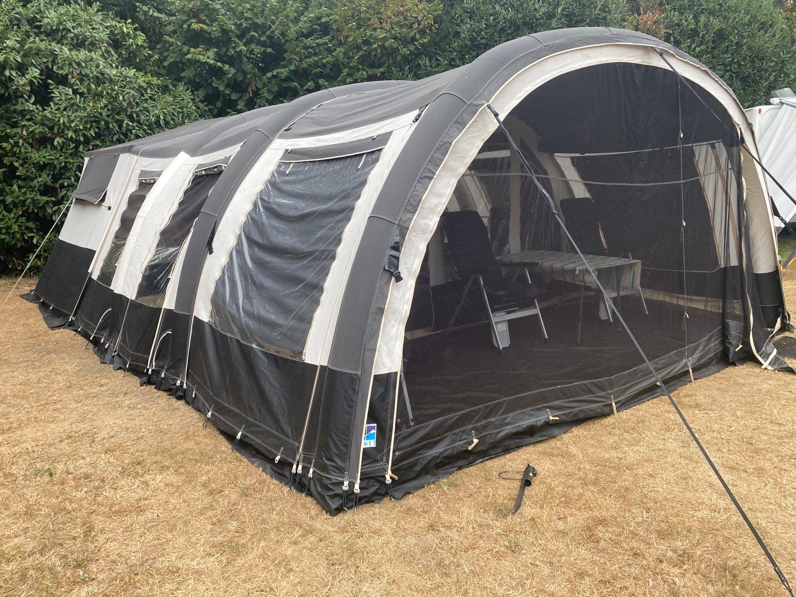 Jamet air vouwwagen, zeer compleet, Caravans en Kamperen, Vouwwagens, Ophalen, Meerkleurig, Aanwezig, Meer dan 6
