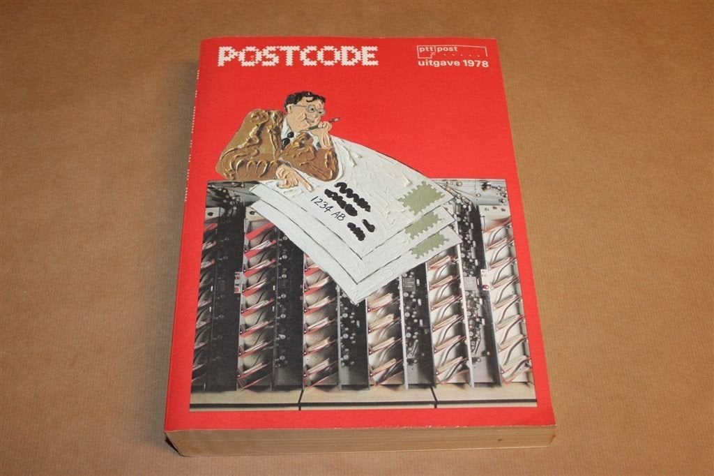 Postcode 1978 — 1e Nederlandse Postcodeboek Als Nieuw, Ophalen of Verzenden, Zo goed als nieuw