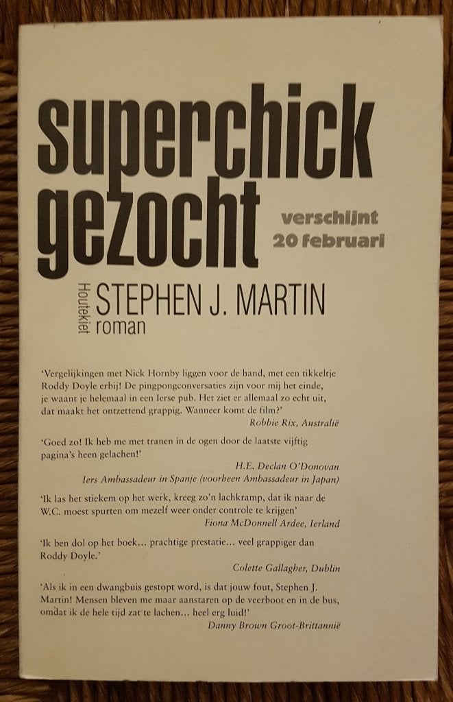 Superchick gezocht - Stephen J. Martin - IZGST - hilarisch!, Ophalen of Verzenden, Zo goed als nieuw, Stephen J. Martin, Europa overig