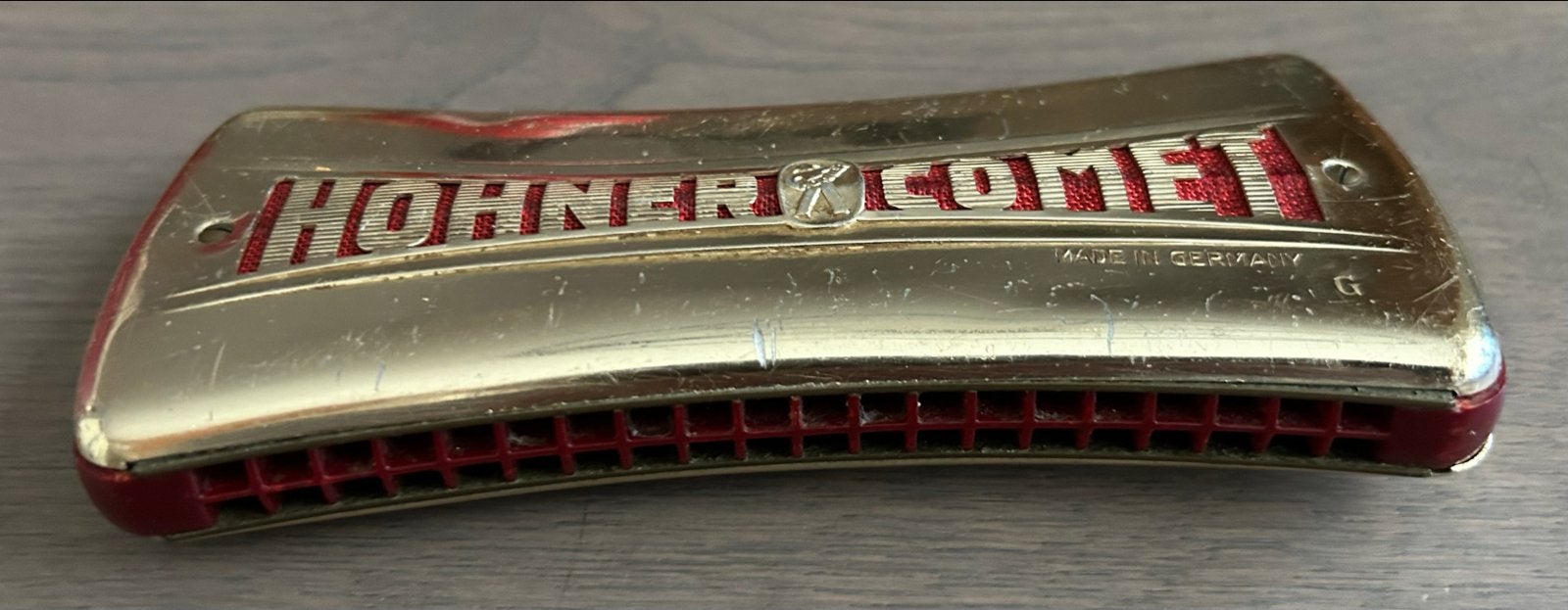 Hohner Comet Mondharmonica - Made in Germany, Ophalen, Gebruikt, Diatonisch, G-mondharmonica