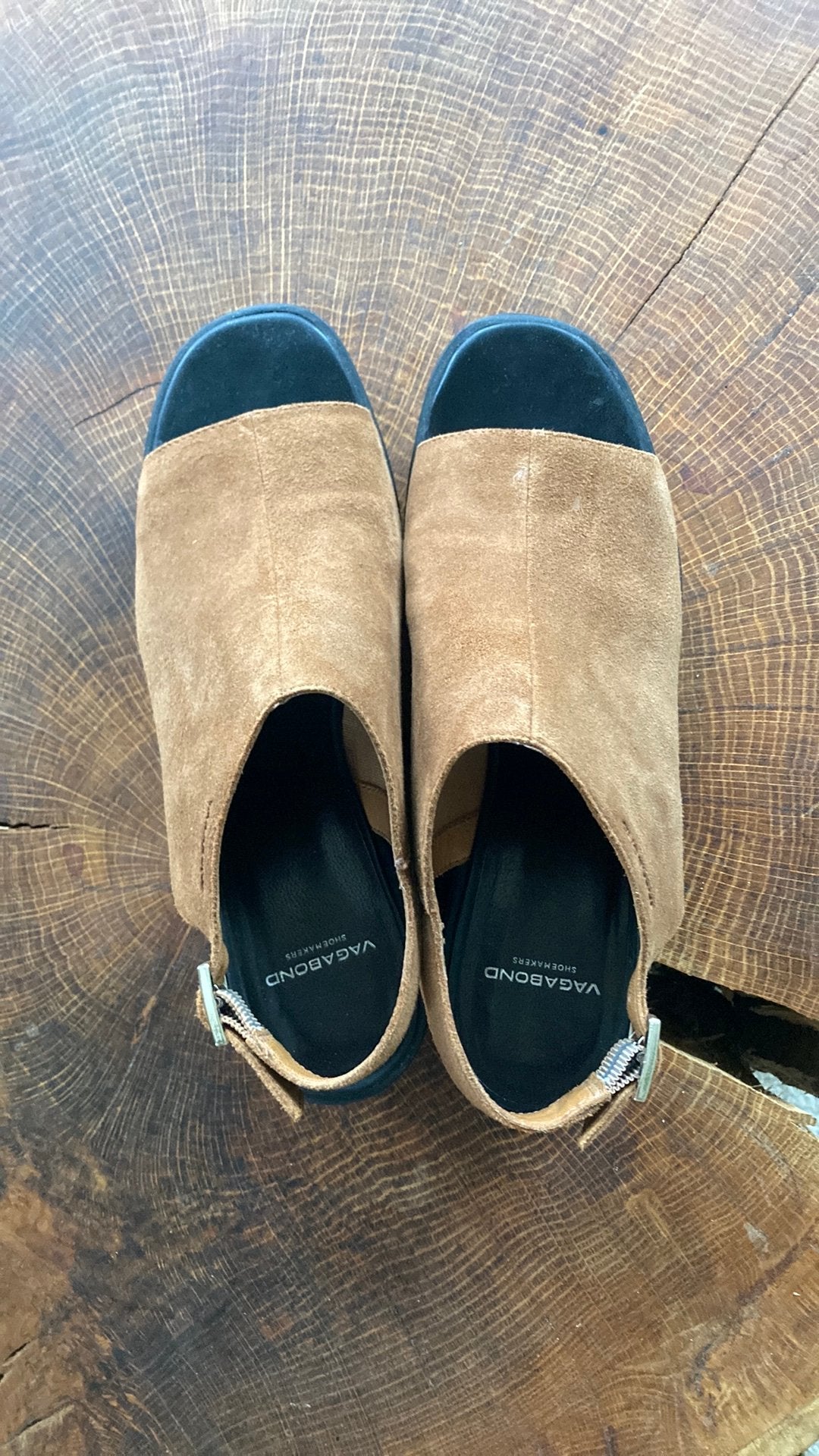 Vagabond maat 39, Ophalen of Verzenden, Zo goed als nieuw, Zwart, Sandalen of Muiltjes