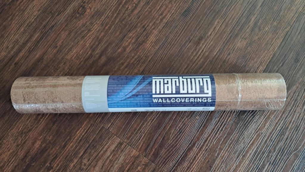 Marburg Vliesbehang City Glow 34277 - Bruin/Koper, Ophalen of Verzenden, Minder dan 10 m², Bruin, Art deco, Metaal & Metallic, Pleister, Structuur
