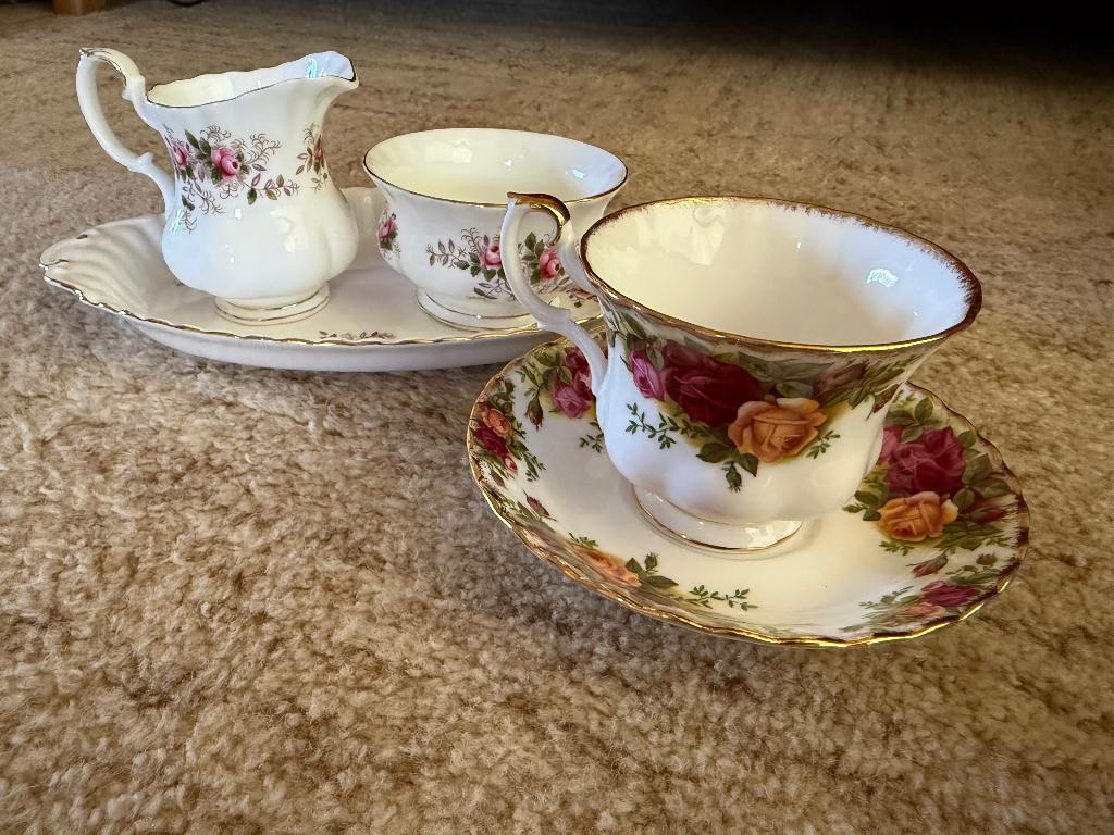 Royal Albert servies – Old Country Roses & Lavender Rose, Ophalen of Verzenden