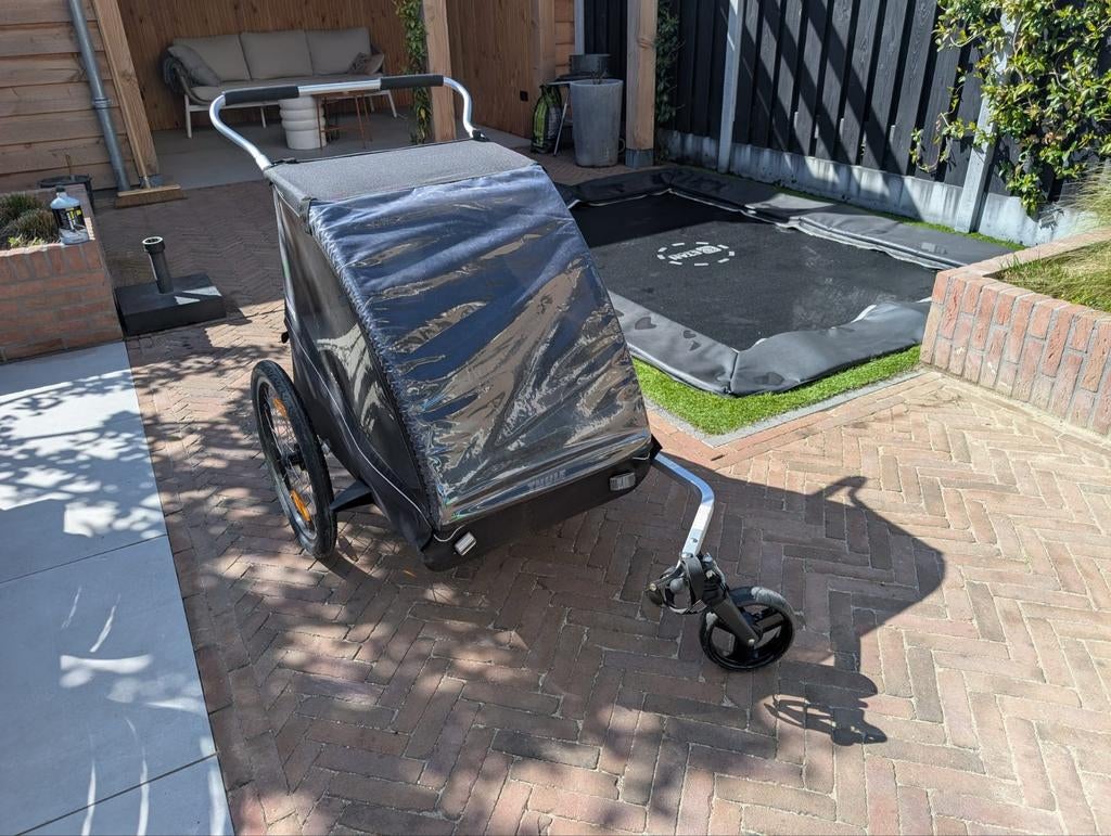 Thule Coaster XT Fietskar - Kinderkar, Ophalen, Gebruikt, Opvouwbaar, 40 tot 60 kg