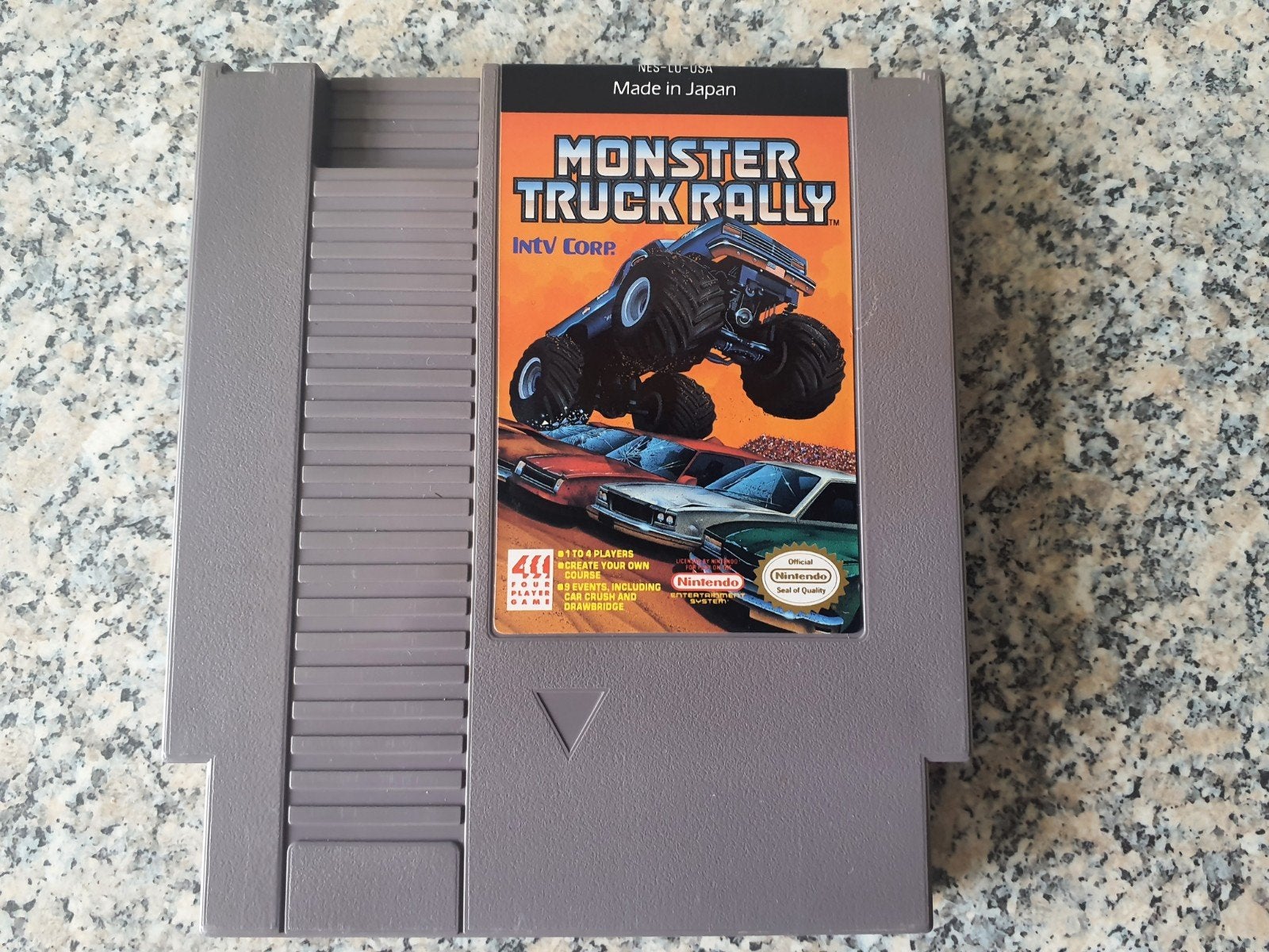 monster truck rally voor Nintendo NES (NTSC), Gebruikt, Verzenden, 1 speler, Racen en Vliegen