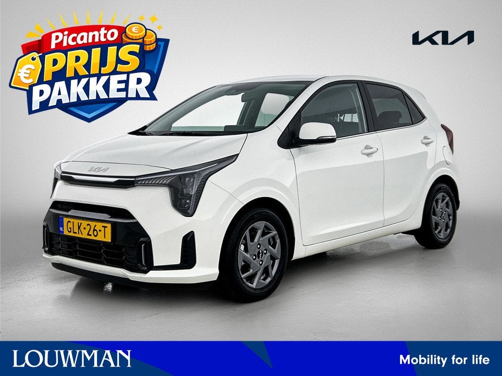 Kia Picanto 1.0 DPI DynamicPlusLine Interesse in deze Kia? D, Voorwielaandrijving, 12 maanden, Stof, Wit