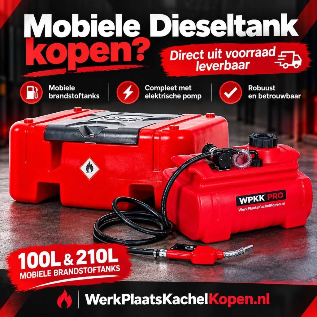 Brandstoftank Diesel met 12V Pomp | 100 tot 950 Liter, Zakelijke goederen, Ophalen of Verzenden, Niet ingevuld, Niet ingevuld