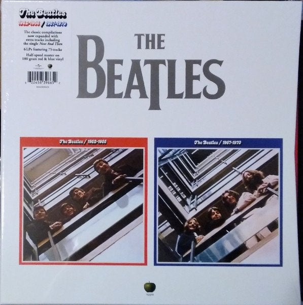 The Beatles 1962-1966 / 1967-1970 6LP Red & Blue Vinyl, Boxset, Pop, Ophalen of Verzenden, 12 inch