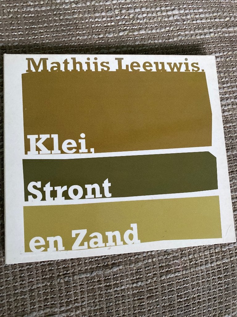 Mathijs Leeuwis - Klei, Stront en Zand CD (2009), Inclusief boekje, Overige genres, Ophalen of Verzenden, Zo goed als nieuw
