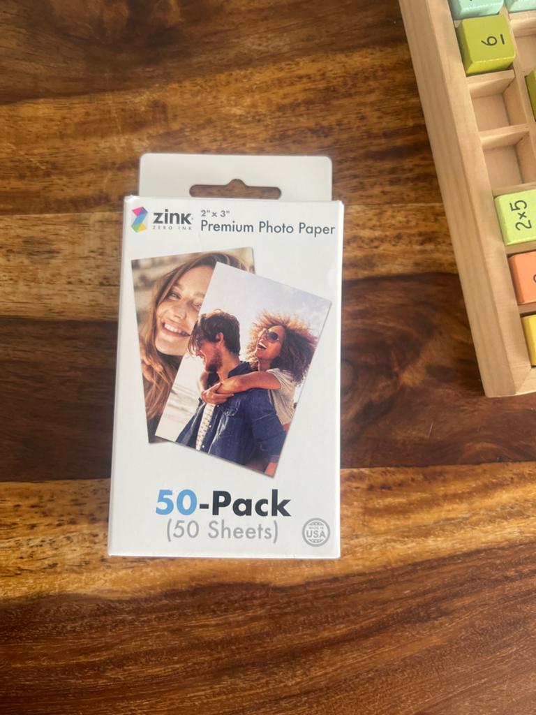 Zink Premium Fotopapier 2"x3" - 50 Vel, Ophalen of Verzenden, Zo goed als nieuw