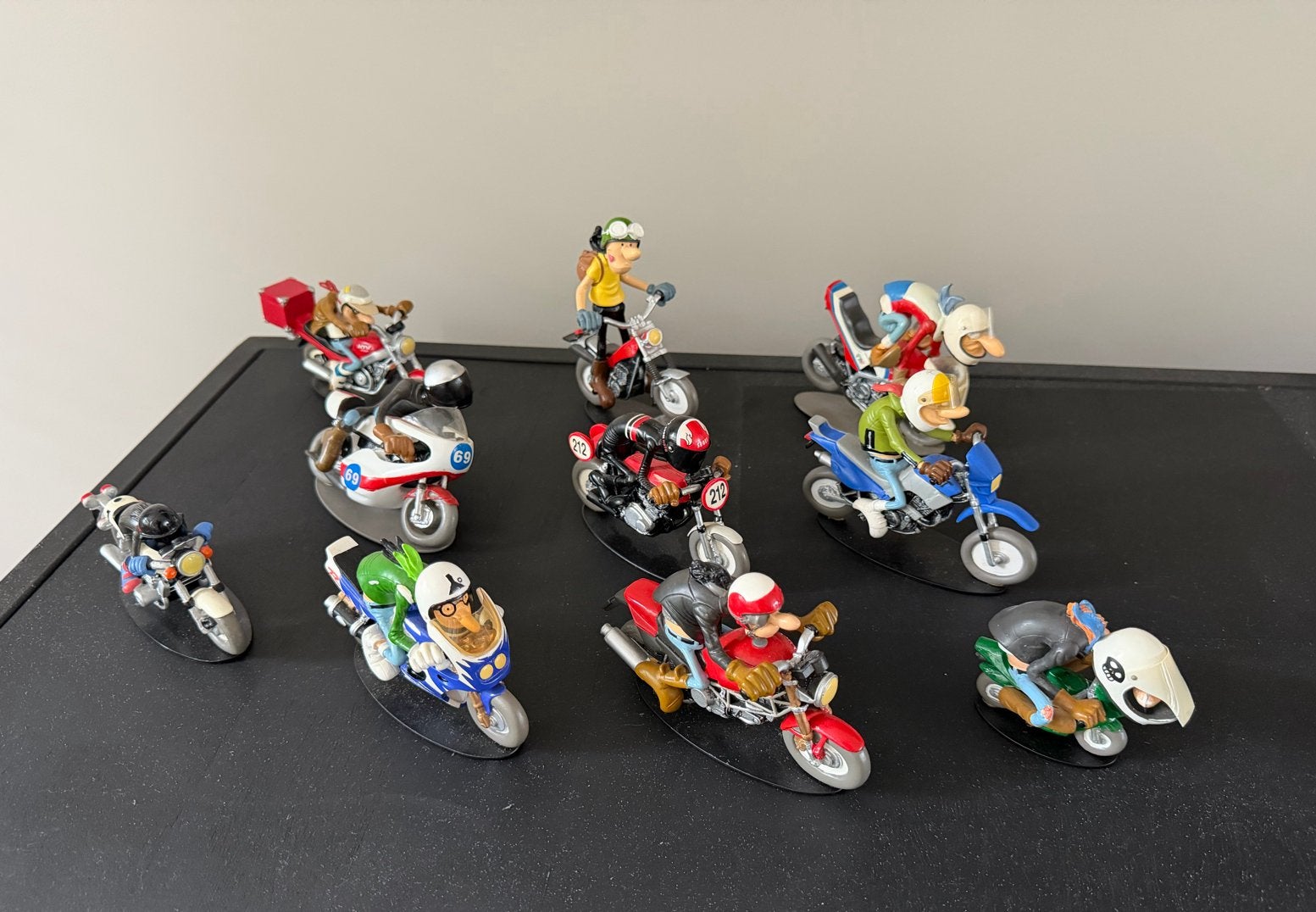 Collectie van 10 Joe Bar Motorbeeldjes, Verzamelen, Poppetjes en Figuurtjes, Verzenden, Nieuw