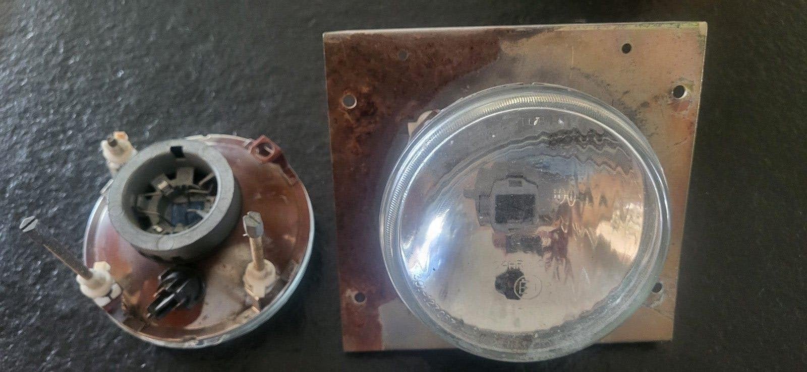 Hella grootlicht schijnwerper 120mm met stadslicht, Ophalen of Verzenden, Gebruikt