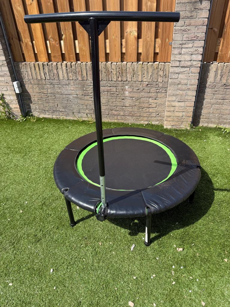 Sporttrampoline met handvat - ideaal voor fitness, Ophalen, Gebruikt