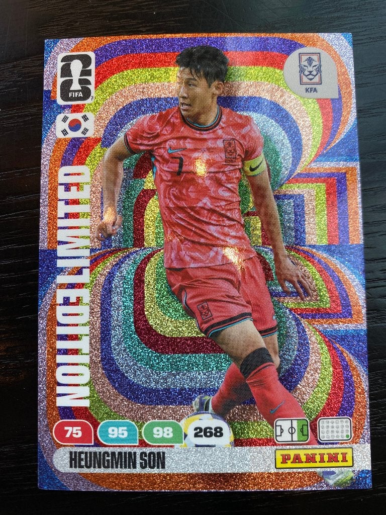 Heungmin Son WK 2026 Panini Limited Edition Kaart, Ophalen of Verzenden, Nieuw, Plaatje