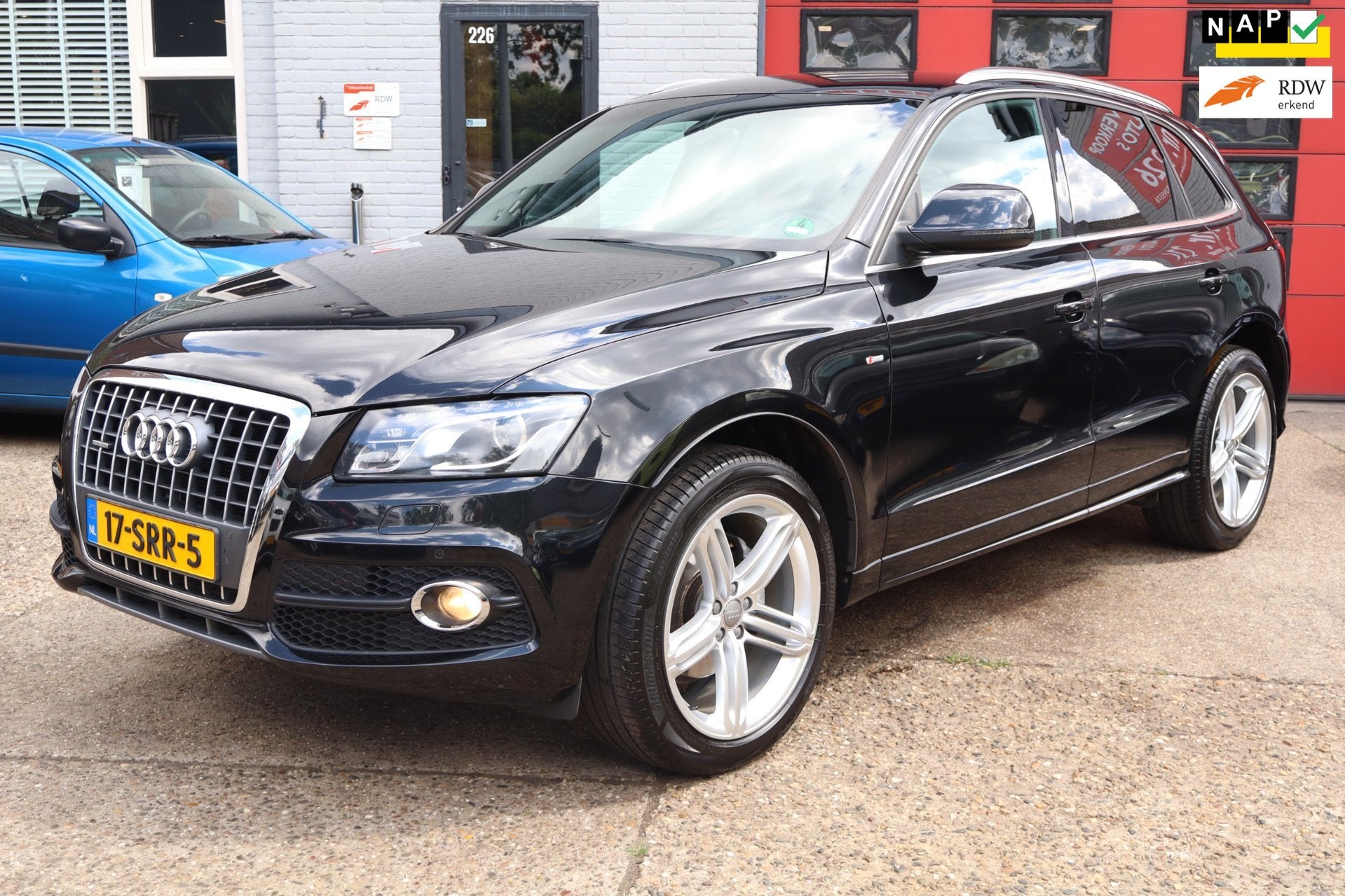 Audi Q5 2.0 TFSI quattro Pro Line S Line , B&O , 20 INCH, LE, Gebruikt, 4 cilinders, Leder en Stof, Zwart