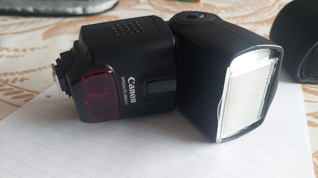 CANON Speedlite EX II flitser, Canon, Externe flitser, Ophalen of Verzenden, Zo goed als nieuw