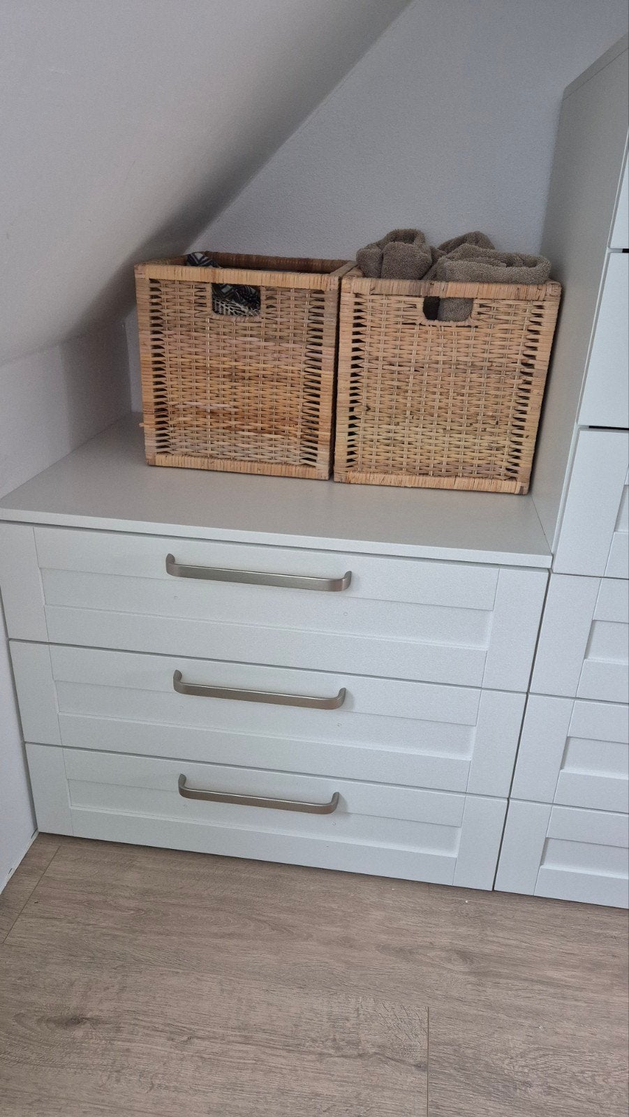 Ikea platsa Witte ladekast met 3 laden, Ophalen, 50 tot 100 cm, Zo goed als nieuw, 3 of 4 laden