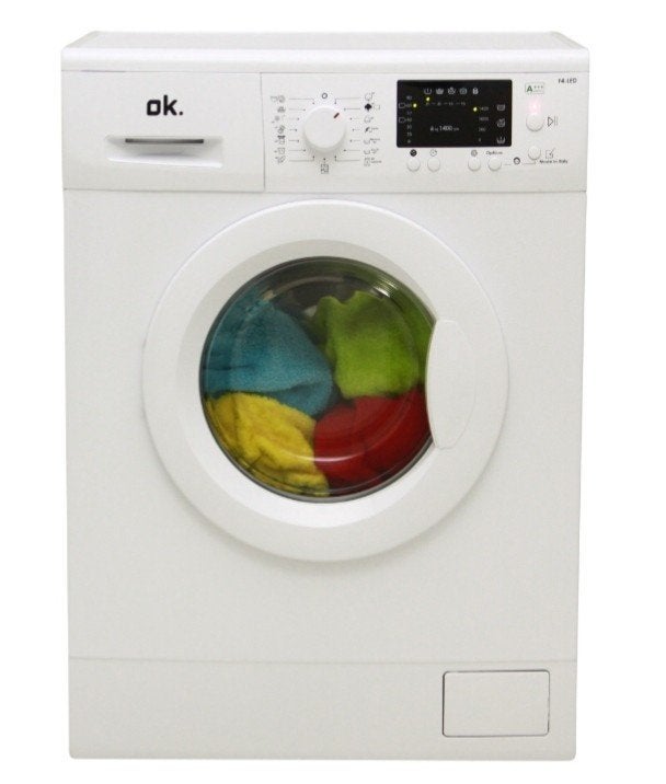 Ok F4-LED Wasmachine - 6 jaar oud, zelf ophalen, Ophalen, 1200 tot 1600 toeren, Gebruikt, Voorlader