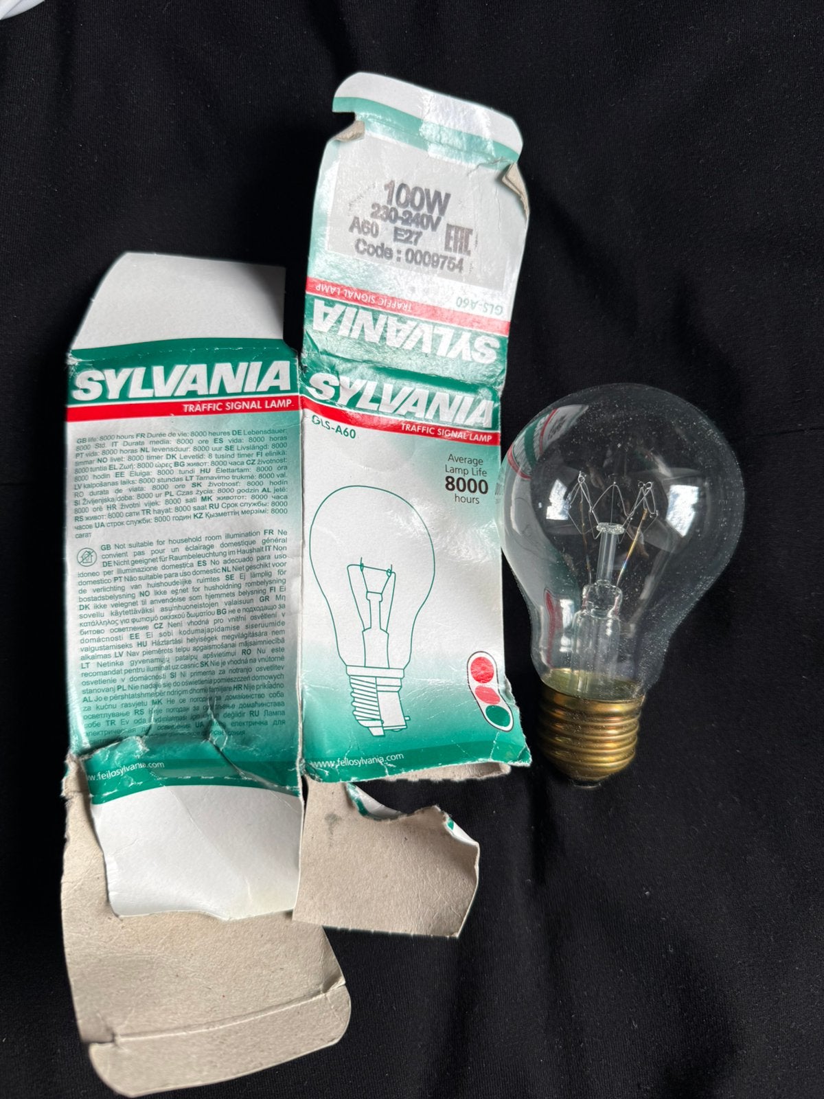 100watt gloeilamp (echt gloeilamp geen led), Huis en Inrichting, Gloeilamp, 60 watt of meer, Dimbaar, Zo goed als nieuw